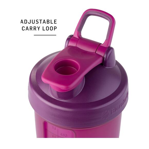 NWT BlenderBottle 22oz ProStak Shaker Bottle with Pill Organizer, Rose Pink - Picture 12 of 12